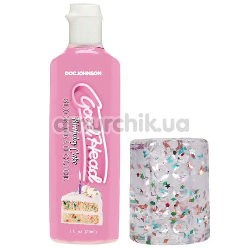 Набір для мінету Doc Johnson GoodHead Birthday Blowjob Set, 3 шт - Фото №1