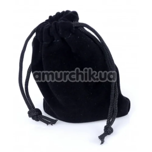 Анальна пробка з фіолетовим кристалом Exclusivity Jewellery Dark Silver Plug, срібна