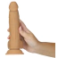 Фалоімітатор + віброкуля Addiction Naked Silicone Dong 8, тілесний - Фото №5