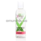 Оральний лубрикант XSensual Water Based Lubricant Strawberry - полуниця, 100 мл - Фото №1
