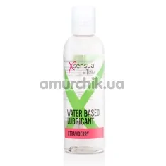 Оральный лубрикант XSensual Water Based Lubricant Strawberry - клубника, 100 мл - Фото №1