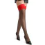 Панчохи Star Night Floral Lace Sexy Stocking, чорні - Фото №2