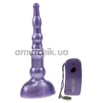 Анальна пробка з вібрацією Wireless Remote Beaded Prober, фіолетова - Фото №1