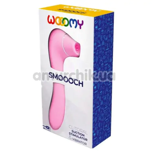 Симулятор орального секса для женщин Wooomy Smoooch, розовый