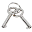 Набор из 2 замков с ключами Liebe Seele Heart-Shaped Lock, серебряный - Фото №8