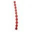 Анальные бусы Jumbo Jelly Thai Beads розовые - Фото №1