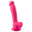 Вібратор Silexd Premium Silicone Dildo Model 1 Size 8 LRS, рожевий - Фото №2