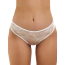 Трусики Star Night Crotchless Knickers, білі - Фото №1