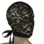 Маска Scandal Corset Lace Hood, черная - Фото №1