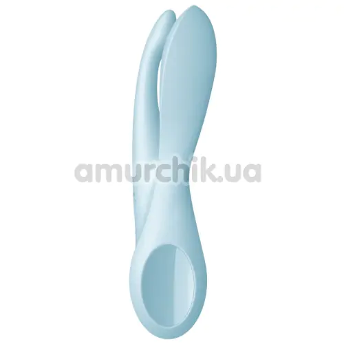 Клиторальный вибратор Satisfyer Threesome 1, голубой