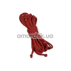 Веревка джутовая Art of Sex BDSM 8m, красная - Фото №1