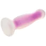 Анальна пробка Radiant Glow In The Dark Soft Silicone Plug Medium, фіолетова - Фото №2