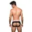 Трусы мужские с открытыми ягодицами Envy Elastic Lowrise Brief, черные - Фото №2