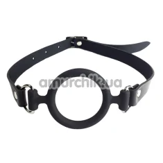Кляп Art of Sex Gag Ring Silicone, чорний - Фото №1
