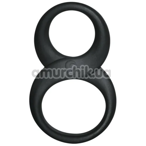 Эрекционное кольцо Rocks-Off 8 Ball Ring, черное - Фото №1