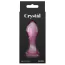 Анальна пробка Crystal Glass Gem, рожева - Фото №3