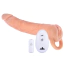 Мастурбатор-насадка с вибрацией Extendor+ Vibrating Extender & Life-Like Masturbator, телесный - Фото №1