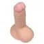Вібратор Lovetoy The Ultra Soft Dude 7.5 з великою голівкою, тілесний - Фото №4