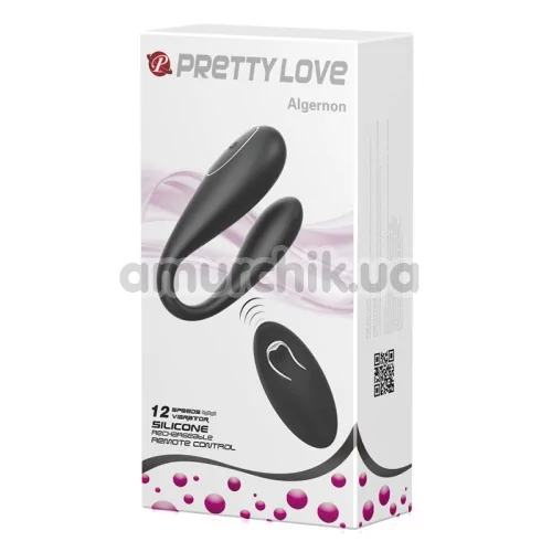 Вибратор Pretty Love Algernon, черный