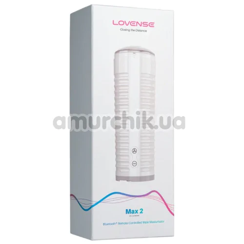 Мастурбатор Lovense Max 2, прозорий