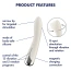 Вибратор для точки G с ротацией Satisfyer Spinning Vibe 1, бежевый - Фото №7