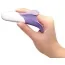 Насадка на палець з вібрацією для стимуляції клітора Finger Vibrator, фіолетовий - Фото №3
