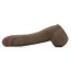 Фаллоимитатор CyberSkin Cyber Cock with Balls, 20.3 см коричневый - Фото №3