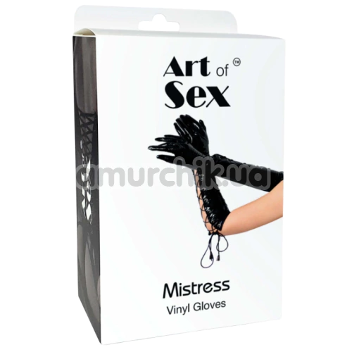 Перчатки Art of Sex Mistress Holographic, черные