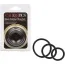 Набор эрекционных колец Black Rubber Ring Set, 3 шт - Фото №3
