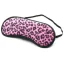 Маска на глаза DS Fetish Blindfold Leopard, розовая