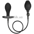 Анальный расширитель Weighted Silicone Inflatable Plug Large, черный - Фото №1