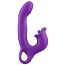Вибратор для клитора и точки G Sweet Play G-Spot Vibrator With Clitoral Licking & Flapping A17, фиолетовый - Фото №5