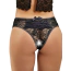 Трусики Star Night Crotchless Knickers, черные - Фото №2