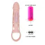 Насадка на пеніс з вібрацією Men Extension G - Spot Vibration, тілесна - Фото №5