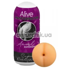 Анус-мастурбатор Alive Masturbator Anal Experience, телесный - Фото №1