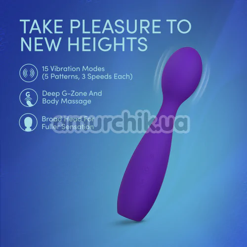Універсальний вібромасажер Sexy Things Velvet High, фіолетовий