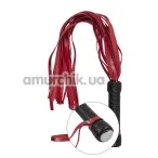 Батіг S & M Tantra Flogger Black & Red, чорно-червона - Фото №1