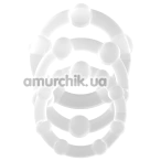 Набір з 3 ерекційних кілець Crushious Triple Bead, прозорий - Фото №1