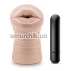 Симулятор орального секса с вибрацией M For Men Skye, телесный - Фото №1