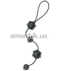 Анальне намисто Jack Up Anal Beads чорне - Фото №1