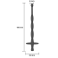 Уретральна вставка Men's Play Dilator For Men B10, чорна - Фото №7