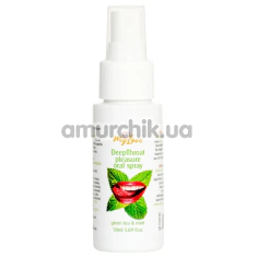 Спрей для мінета MyLove Deep Throat Pleasure Oral Spray Green Tea & Mint, 50 мл - Фото №1