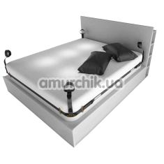 Бондажний набор Lockink BDSM Adjustable Bed Restraint Kit, черный - Фото №1