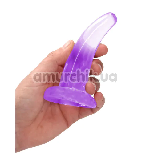 Фаллоимитатор Realrock Crystal Clear Dildo 5, фиолетовый