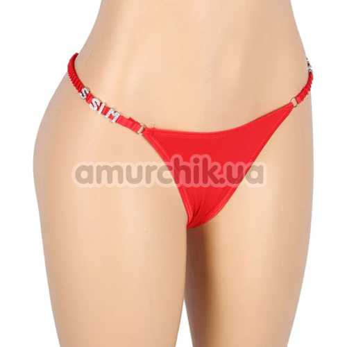 Трусики Star Night Miss Rhinestone Panties, красные