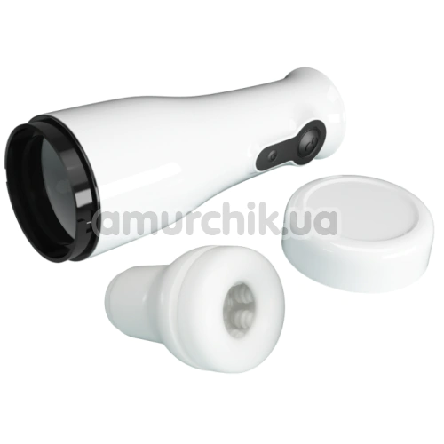 Мастурбатор з ротацією Pretty Love Sabrina Power Rotation Masturbator, білий