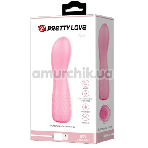 Вибратор для точки G Pretty Love Alice, розовый