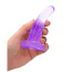 Фаллоимитатор Realrock Crystal Clear Dildo 5, фиолетовый - Фото №4