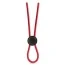 Эрекционное кольцо Stay Hard Silicone Loop Cock Ring, красное - Фото №2