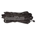 Веревка Shibari Studio, черная - Фото №1